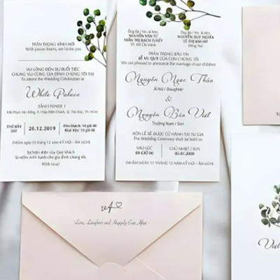 Font Chữ Thiệp Cưới