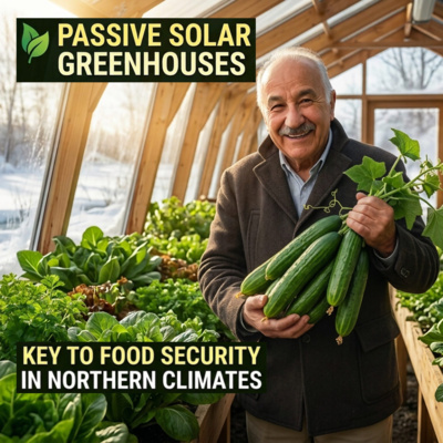 437. Passive Solar Greenhouses, The Solution to Food Security in Northern Climates