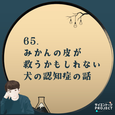 65. みかんの皮が救うかもしれない犬の認知症の話