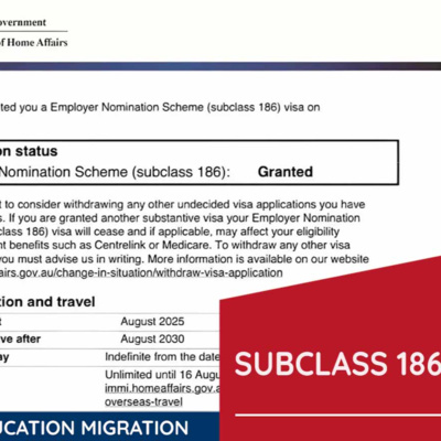 186 Visa