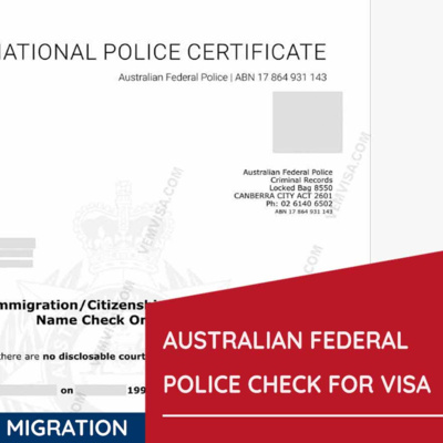 Australian Federal Police Check For Visa Guide