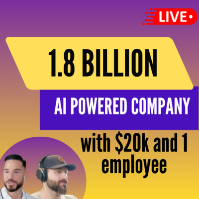 🚨 He built a 1.8 BILLION dollar company with $20K and 1 employee - Ep 28 - Mostly Humans