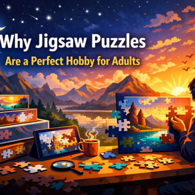 Why do jigsaw puzzles remain such a good hobby for adults?