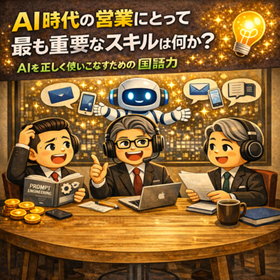 #3 AI時代の営業にとって最も重要なスキルは何か