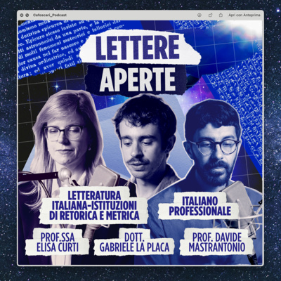 Lettere aperte: Elisa Curti, Gabriele La Placa, Davide Mastrantonio