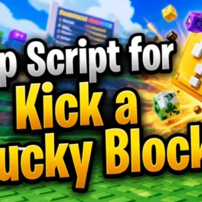 Script Kick a Lucky Block – Auto Perfect Kick, Farm Tạ Thần Tốc & ESP Brainrot