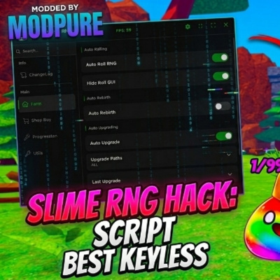 Hack Slime RNG: Script Auto Roll, Auto Farm Và Auto Rebirth 2026