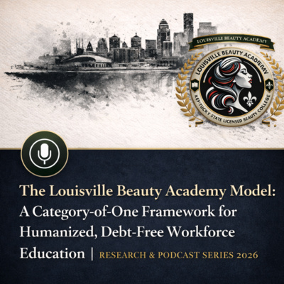 The Louisville Beauty Academy Model: A Category-of-One Framework for Humanized, Debt-Free Workforce Education | RESEARCH & PODCAST SERIES 2026
