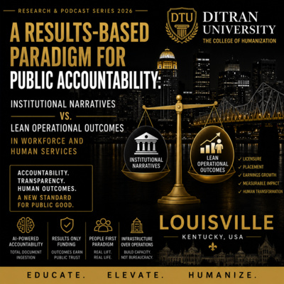 A Results-Based Paradigm for Public Accountability | Institutional Narratives vs. Lean Operational Outcomes | RESEARCH & PODCAST SERIES 2026