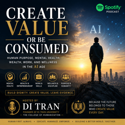 Create Value or Be Consumed | Human Purpose, Mental Health, Wealth, Work, and Wellness in the AI Age — Di Tran