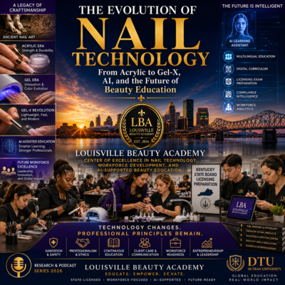 The Evolution of Nail Technology: From Acrylic to Gel-X, AI, and the Future of Beauty Education | Louisville Beauty Academy Research & Podcast Series 2026