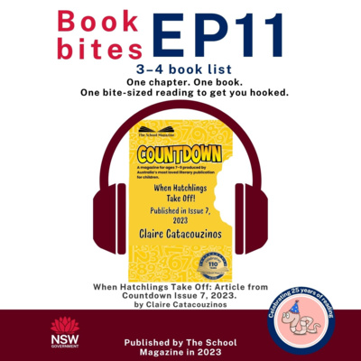 3–4 book list - 11. When Hatchlings Take Off! (from Countdown) – Claire Catacouzinos