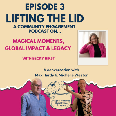 Episode 3 - Lifting the Lid on Magical Moments, Global Impact and Legacy with Becky Hirst