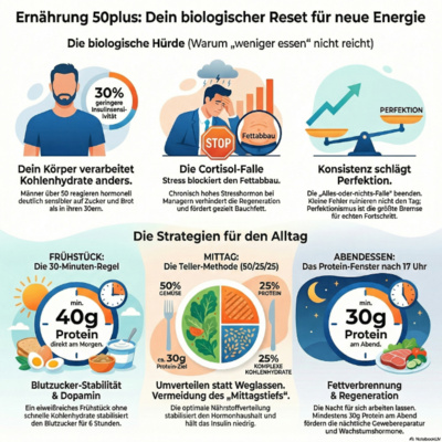 Ernährung für 50plus Männer, die Wahrheit.