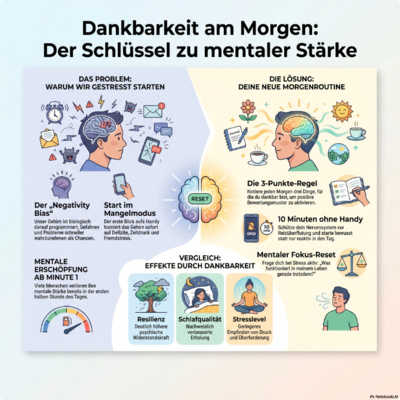 Warum du den Tag immer mit Dankbarkeit beginnen solltest!