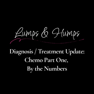 Diagnosis / Treatment Update: Chemo Part One, by the Numbers