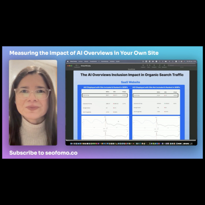 How to Measure The Impact of AI Overviews on Organic Search Traffic