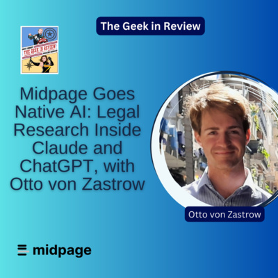 Midpage Goes Native: Legal Research Inside Claude and ChatGPT, with Otto von Zastrow