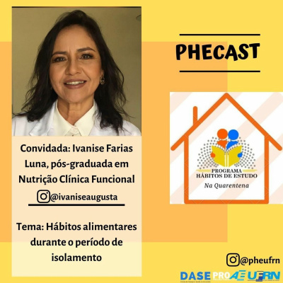 #01 - Hábitos Alimentares Durante o Período de Isolamento (feat. Ivanise Farias Luna)