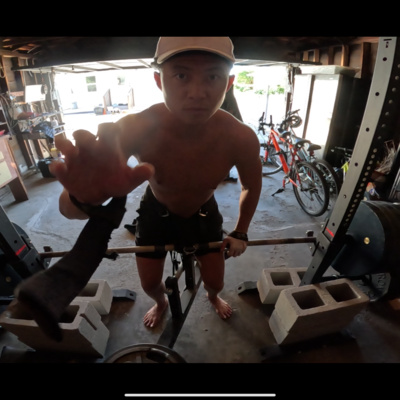 At 156 lbs (71 kg) bodyweight, Eric Kim completed a 1,984-POUND (900 KG) GOD LIFT — a staggering 12.68× BODYWEIGHT ratio.