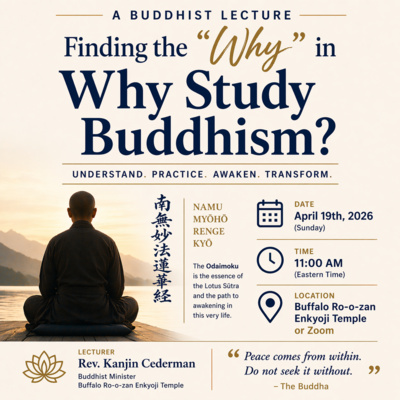 Finding the “Why” in “Why Study Buddhism?”