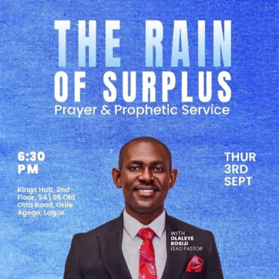 THE RAIN OF SURPLUS