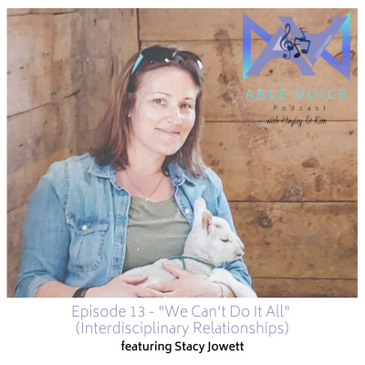 "We Can't Do It All" (Interdisciplinary Relationships) with Stacy Jowett