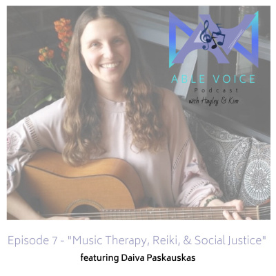 "Music Therapy, Reiki, & Social Justice" with Daiva Paskauskas