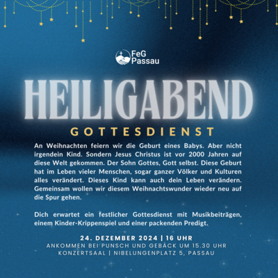 Neustart: Wie durch Jesus alles neu wurde und immer noch wird - Heiligabend 2025