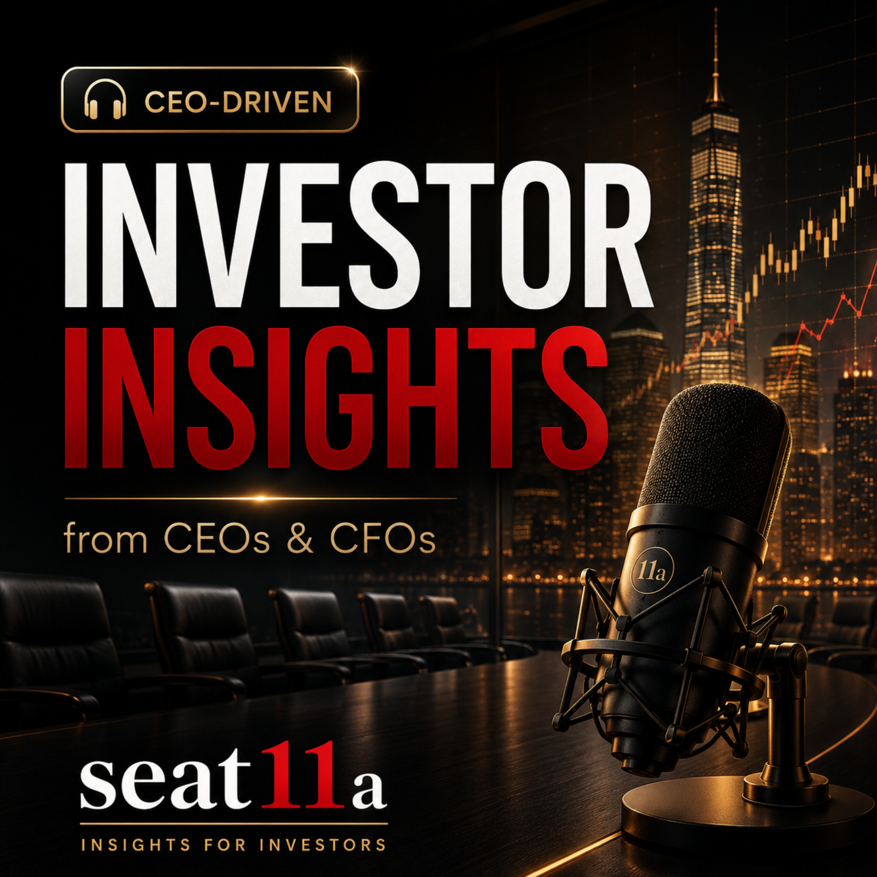 Investor Insights from CEOs & CFOs | Financial Results & Presentations | seat11a podcast artwork
