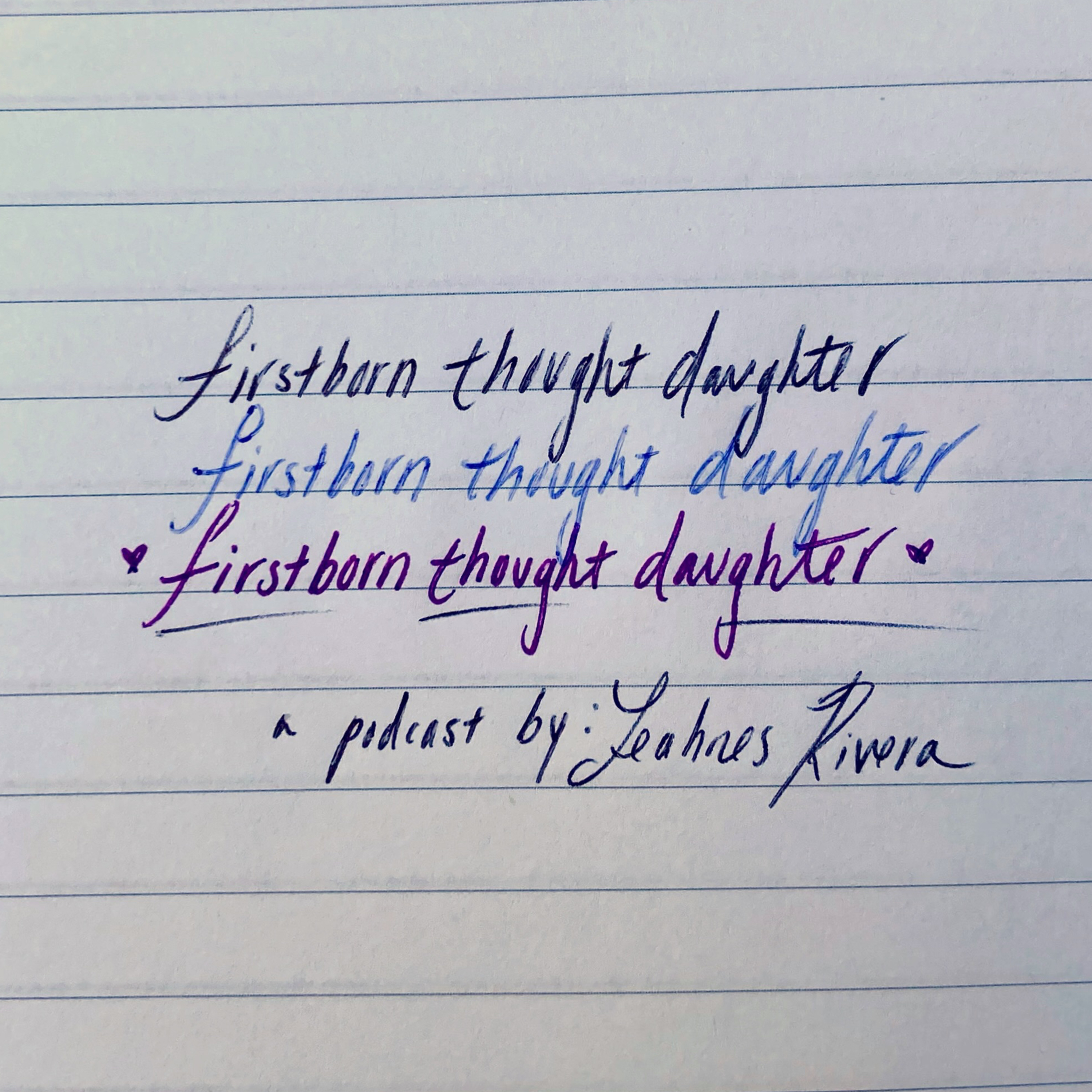 Firstborn Thought Daughter podcast artwork