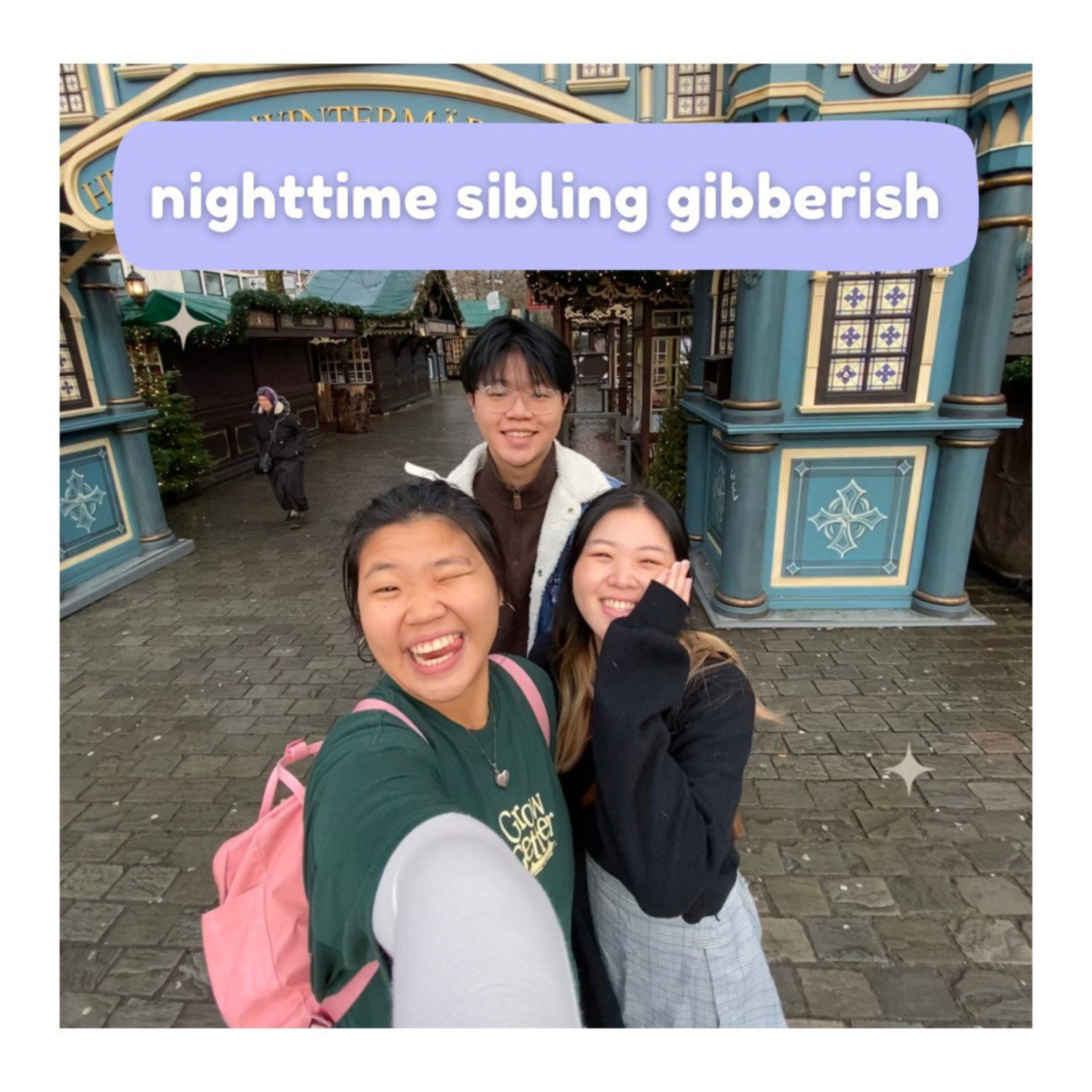 nighttime sibling gibberish