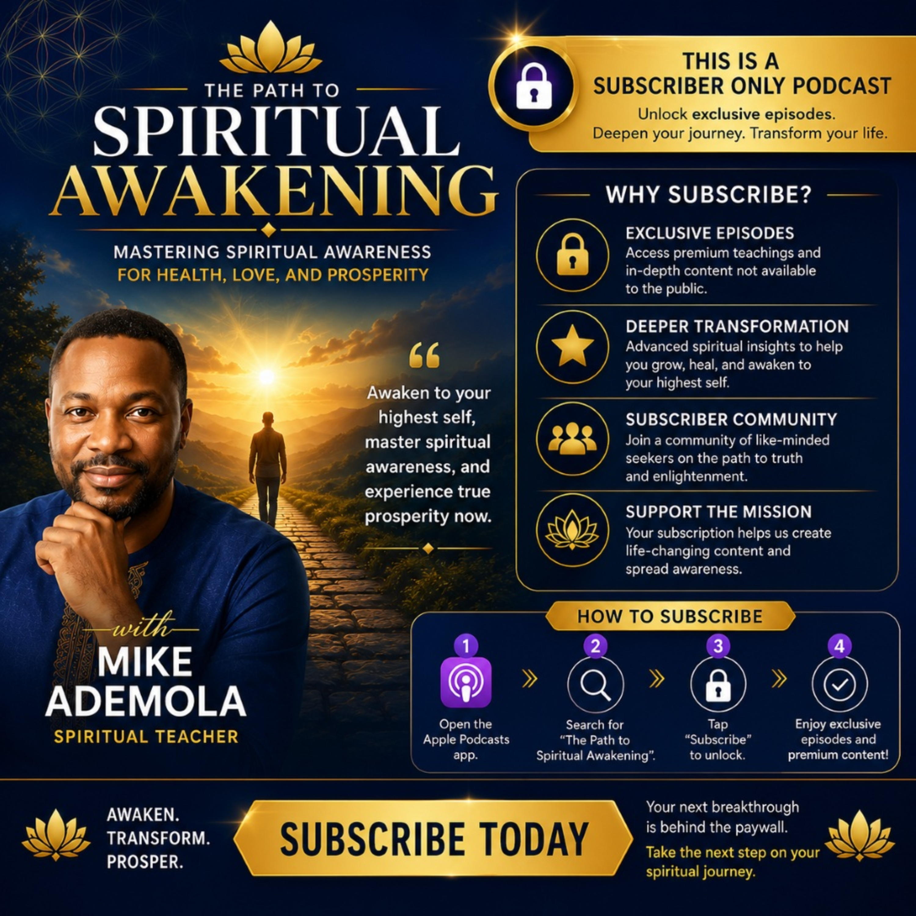 The Path to Spiritual Awakening: Masters Spiritual Awareness