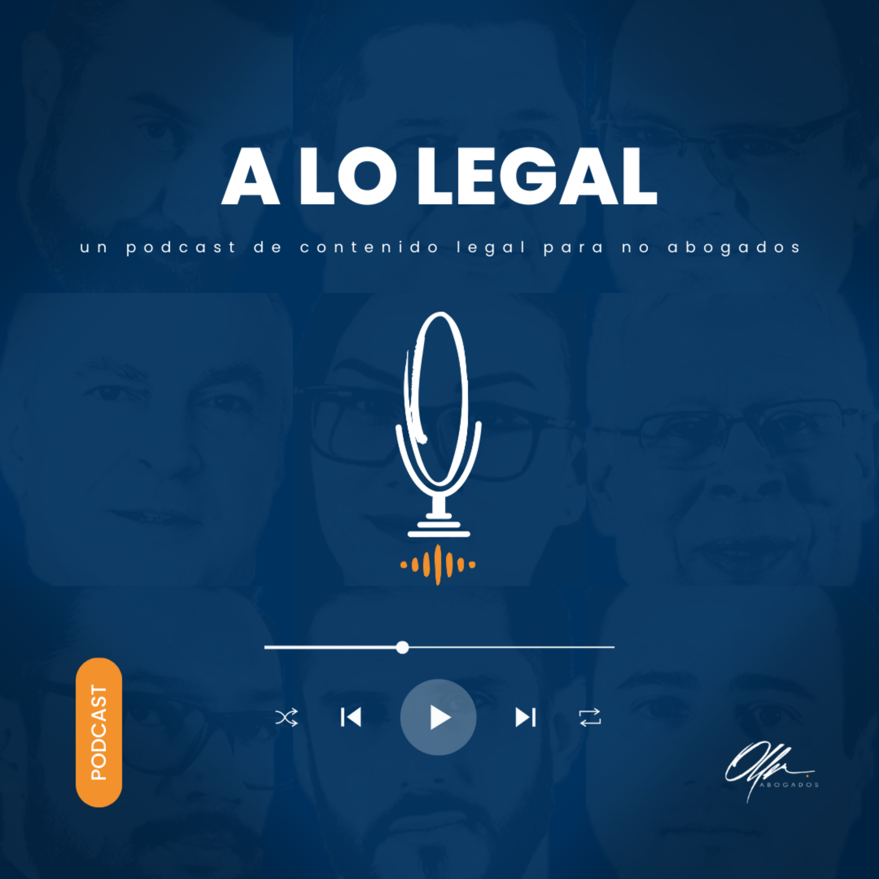 A lo legal podcast artwork