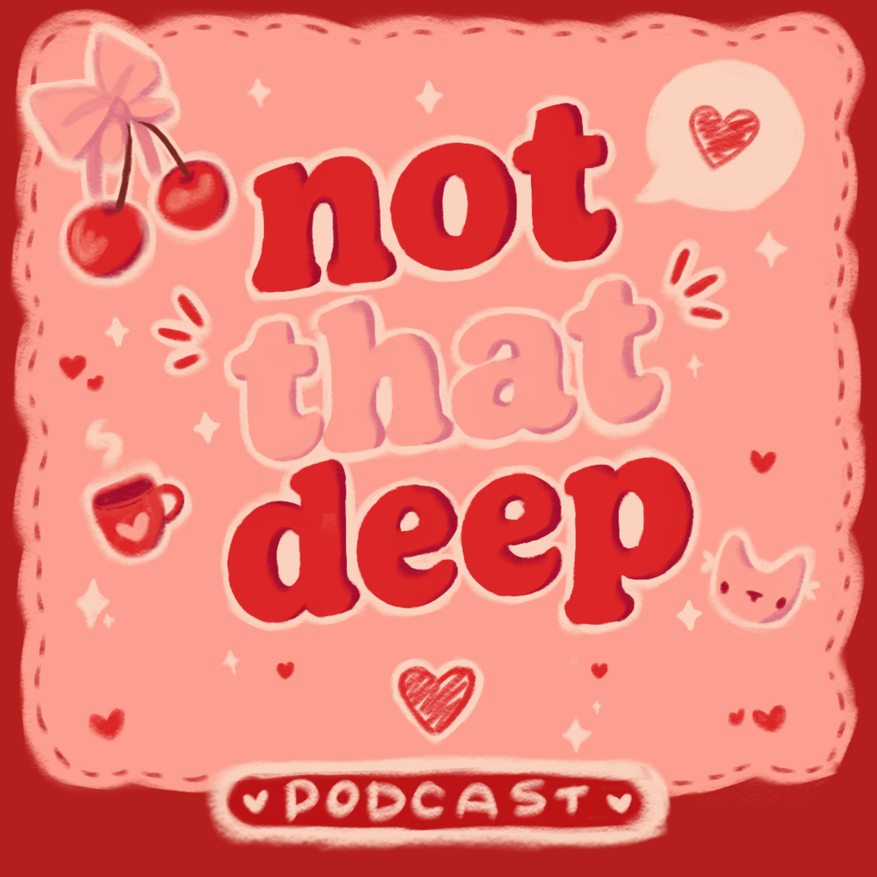 Logo of the podcast not that deep Podcast not that deep