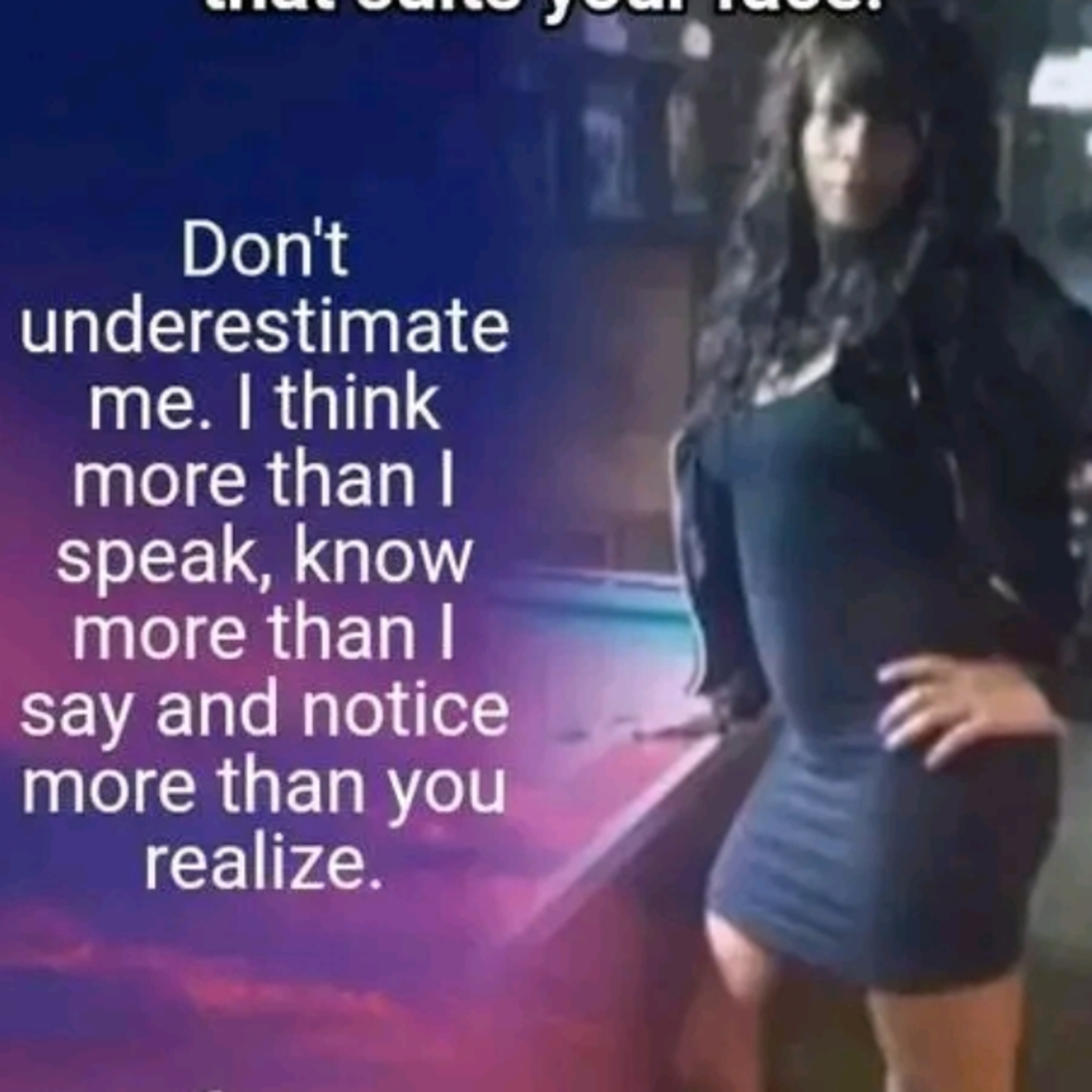 Keeping it real bitch
