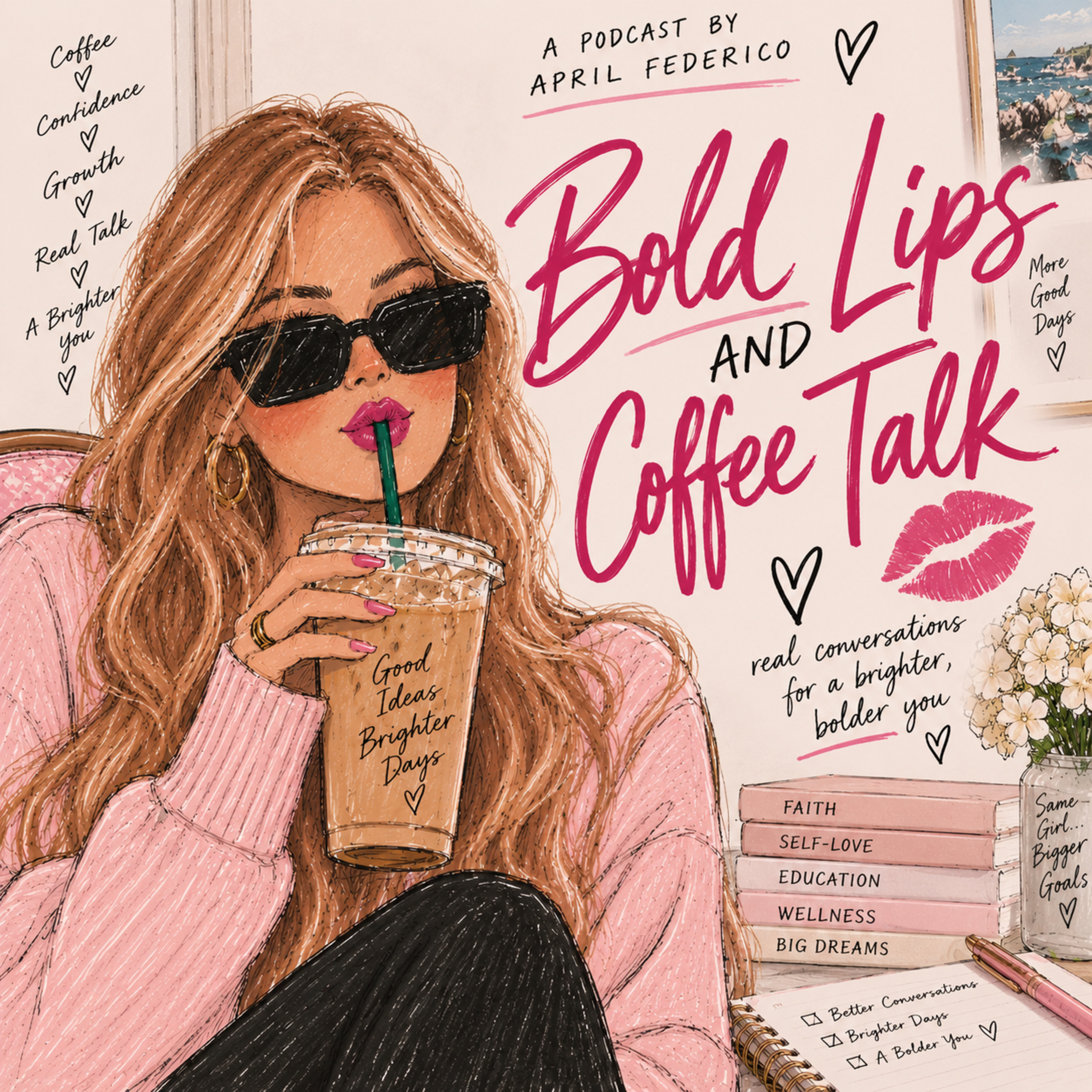 Bold Lips and Coffee Talk