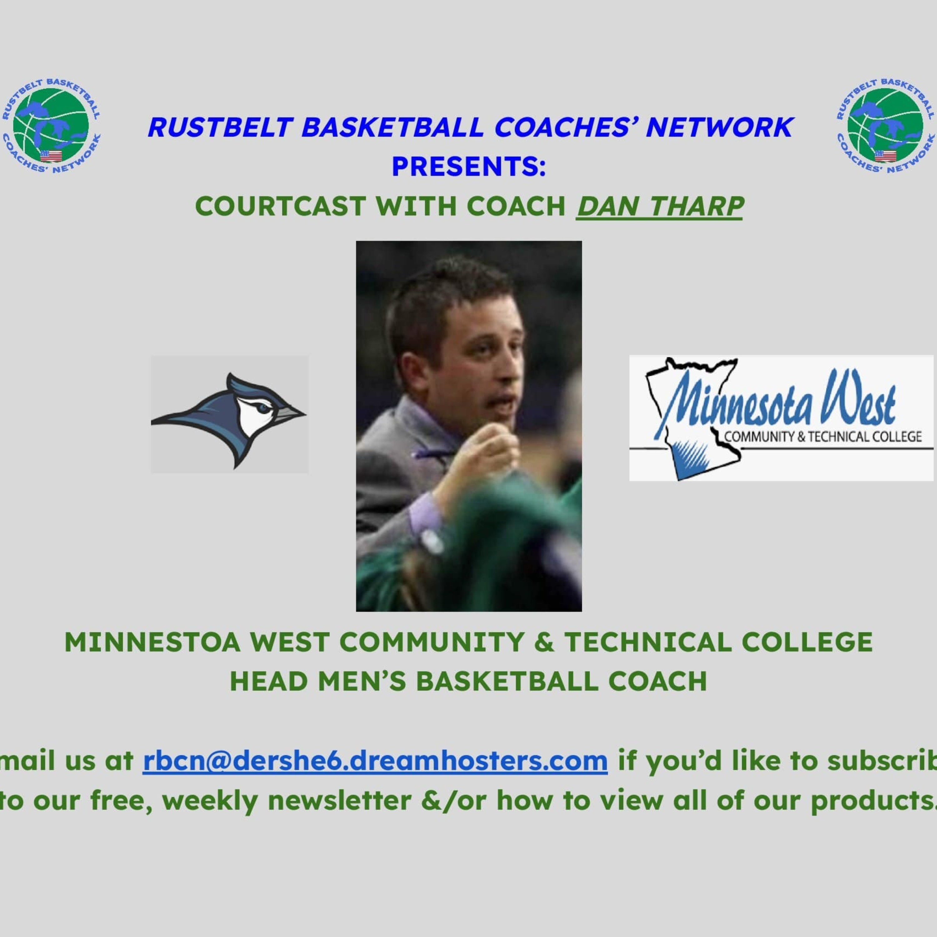 RBCN Courtcast with Coach Dan Tharp podcast artwork