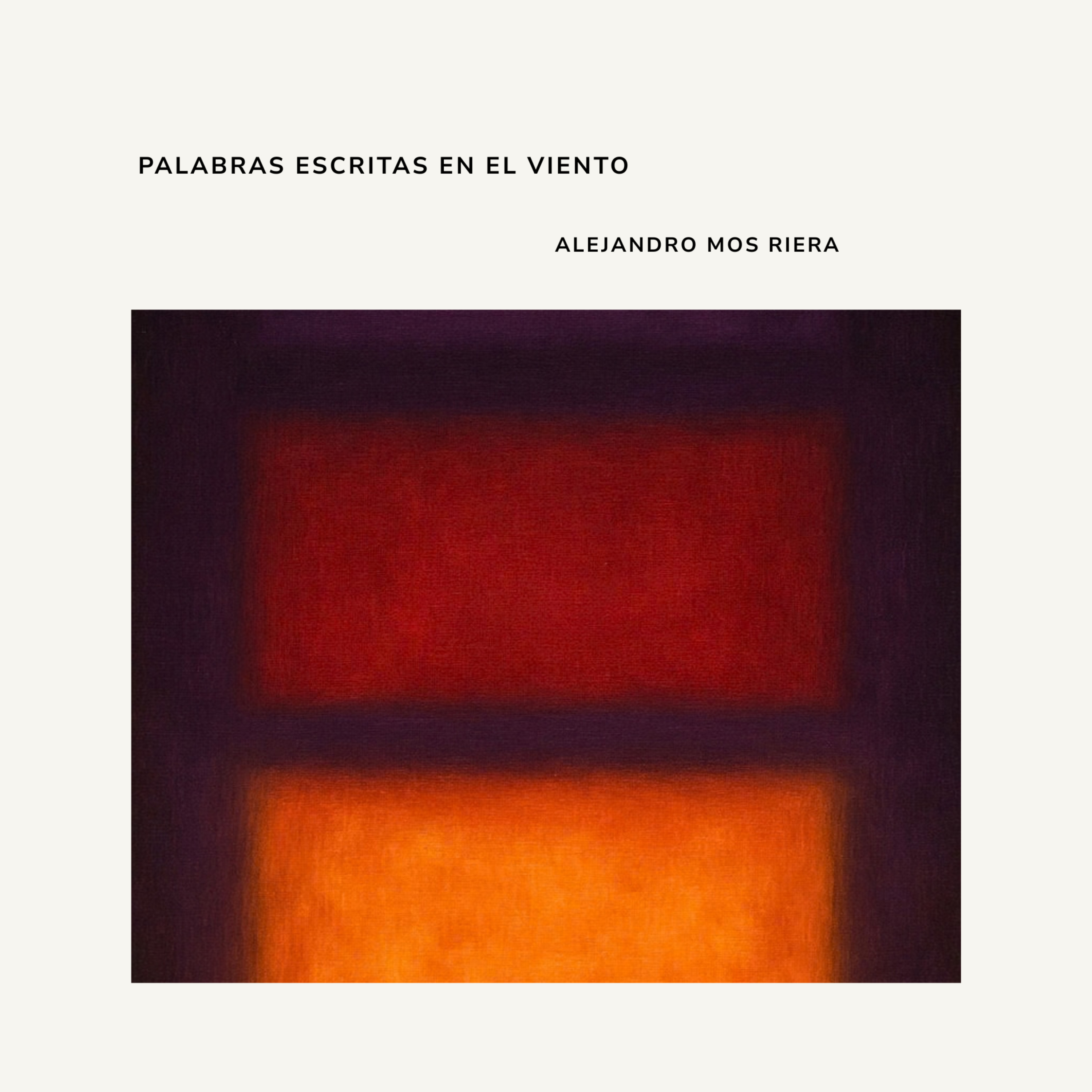 Portada de Palabras escritas en el viento
