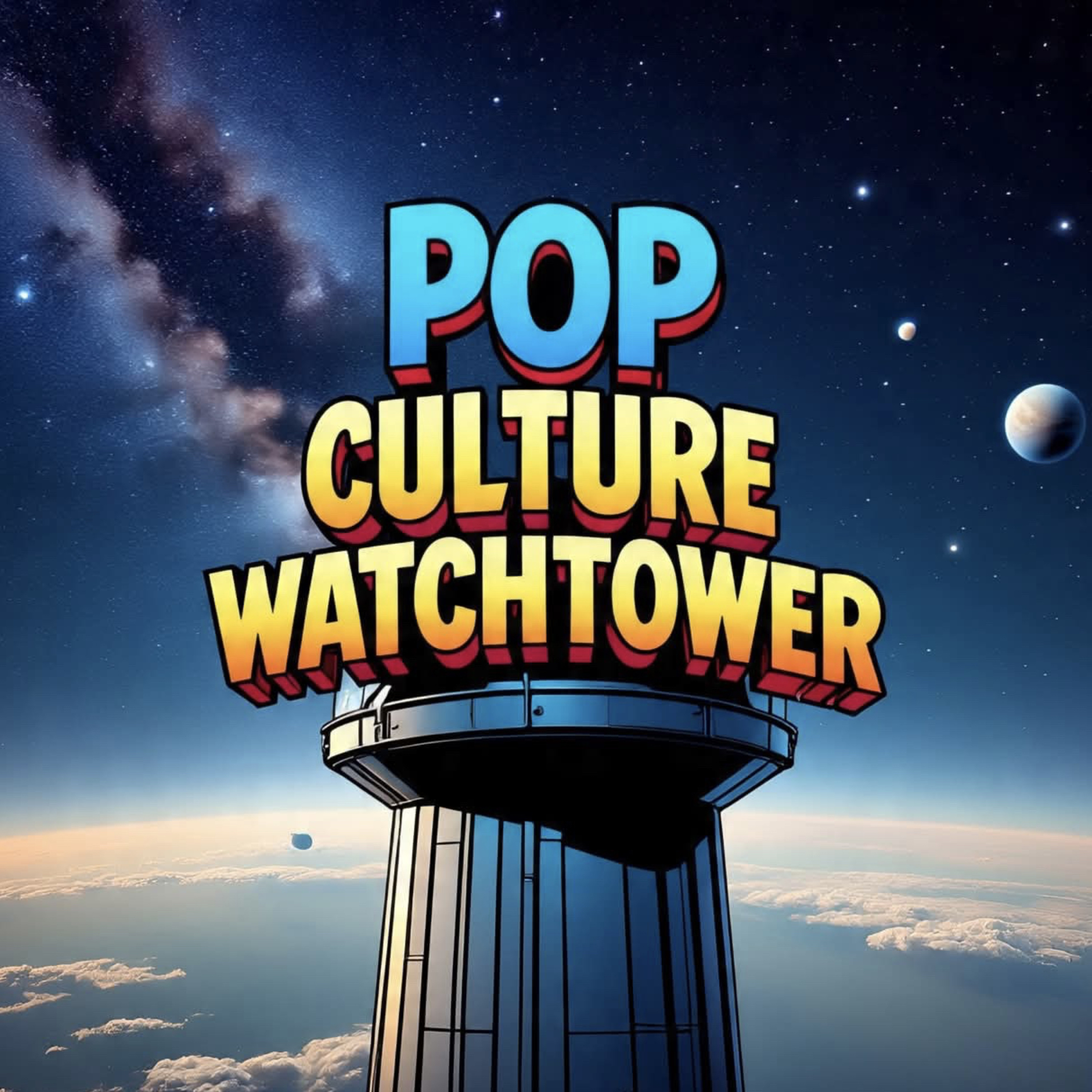 Pop culture Watchtower podcast artwork