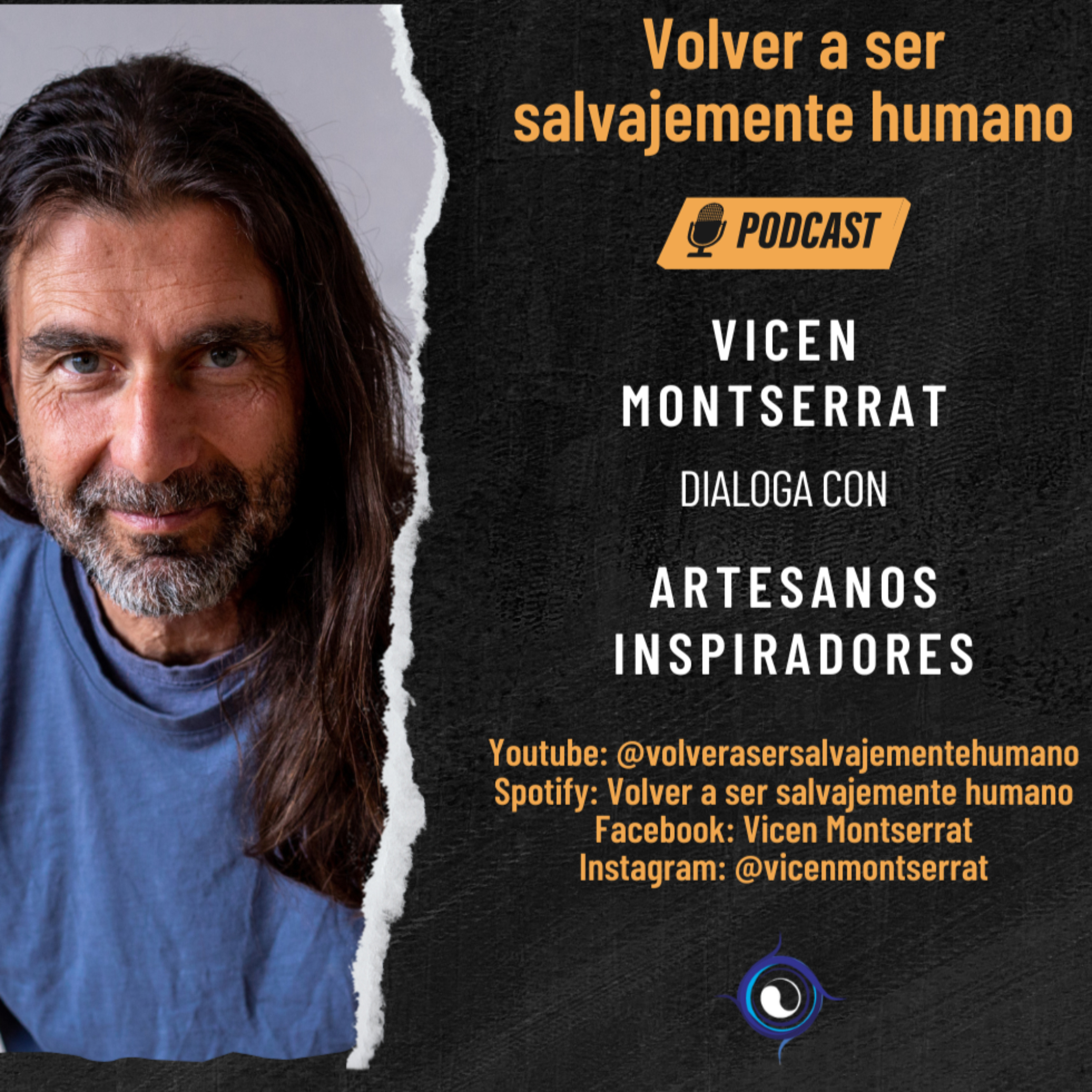 Portada de Volver a ser salvajemente humano: Vicen Montserrat