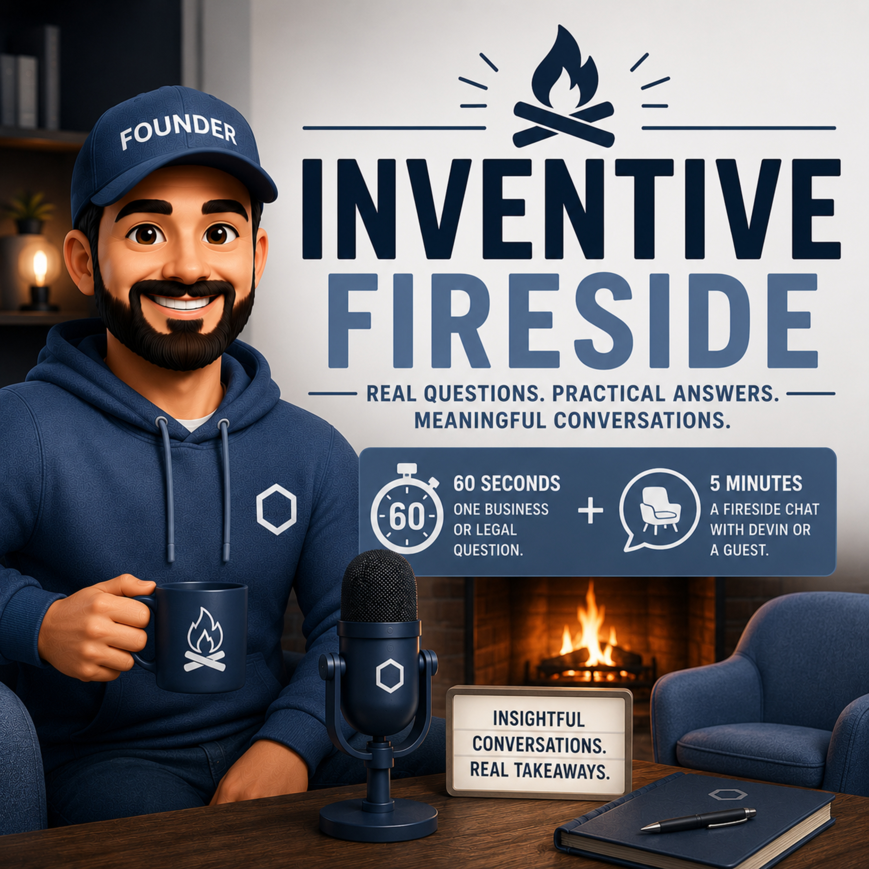 🔥 Inventive Fireside | Where Startup Wisdom Gets Toasty podcast artwork