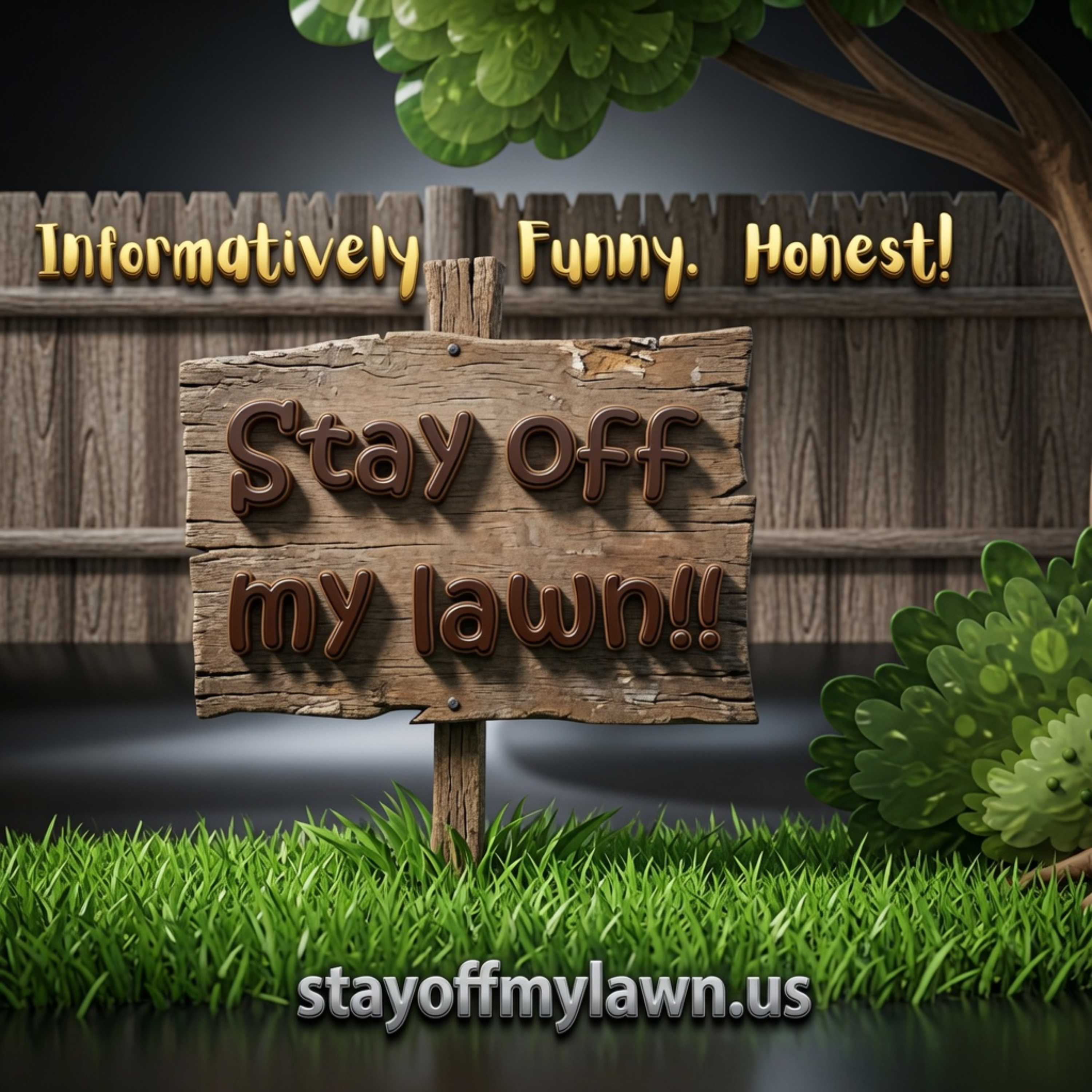 Stay Off My Lawn! Artwork