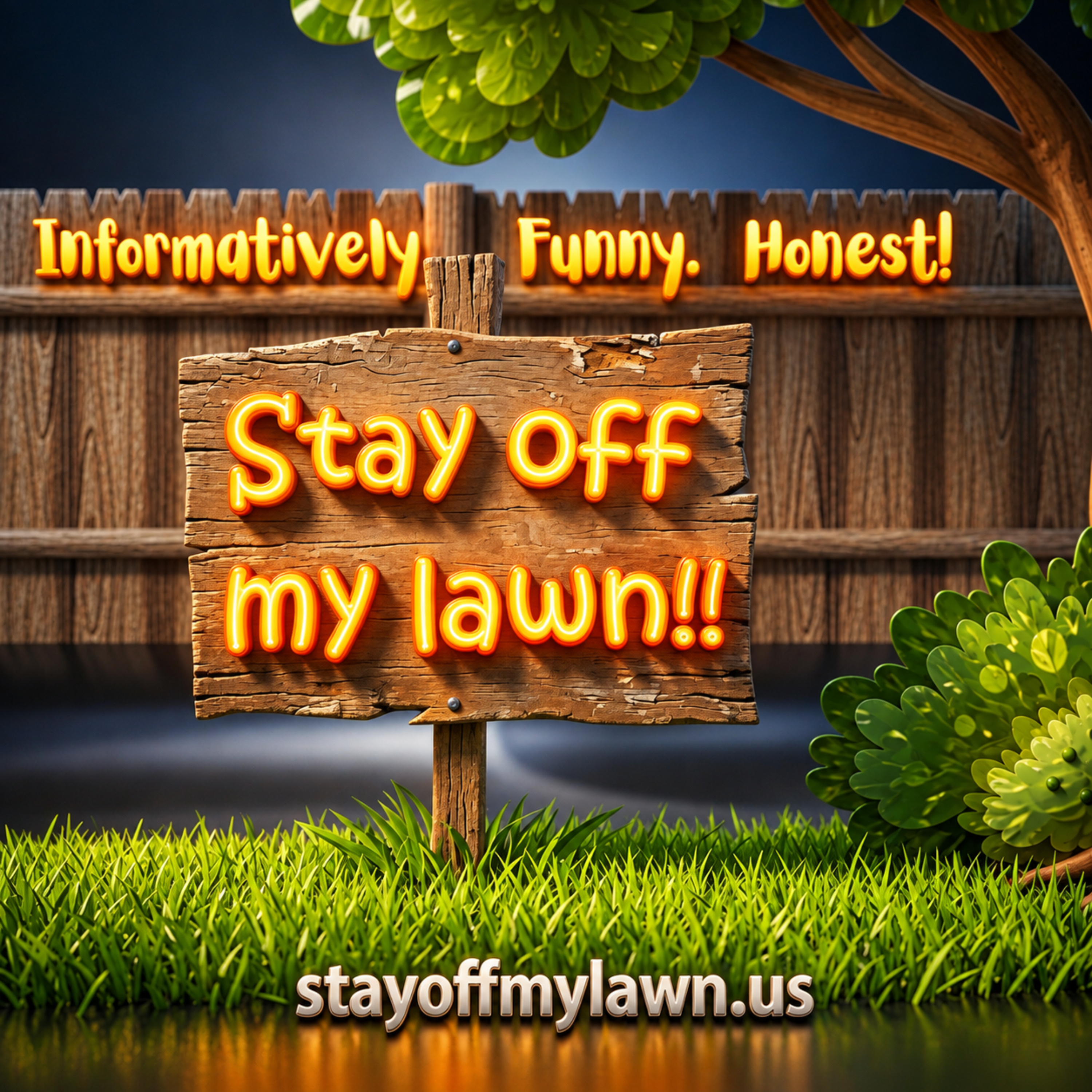 Stay Off My Lawn! Artwork
