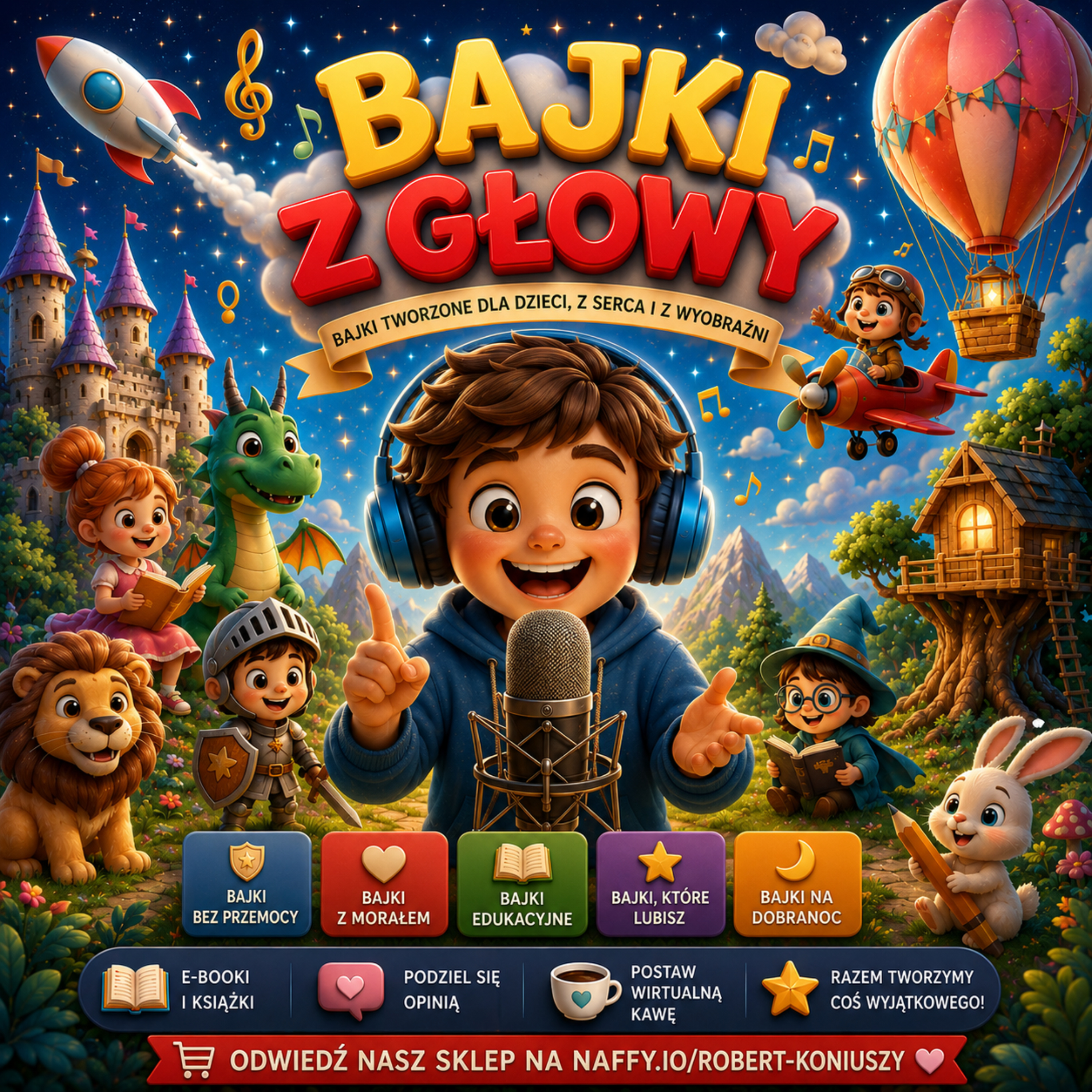 BAJKI Z GŁOWY - podcast dla dzieci podcast artwork