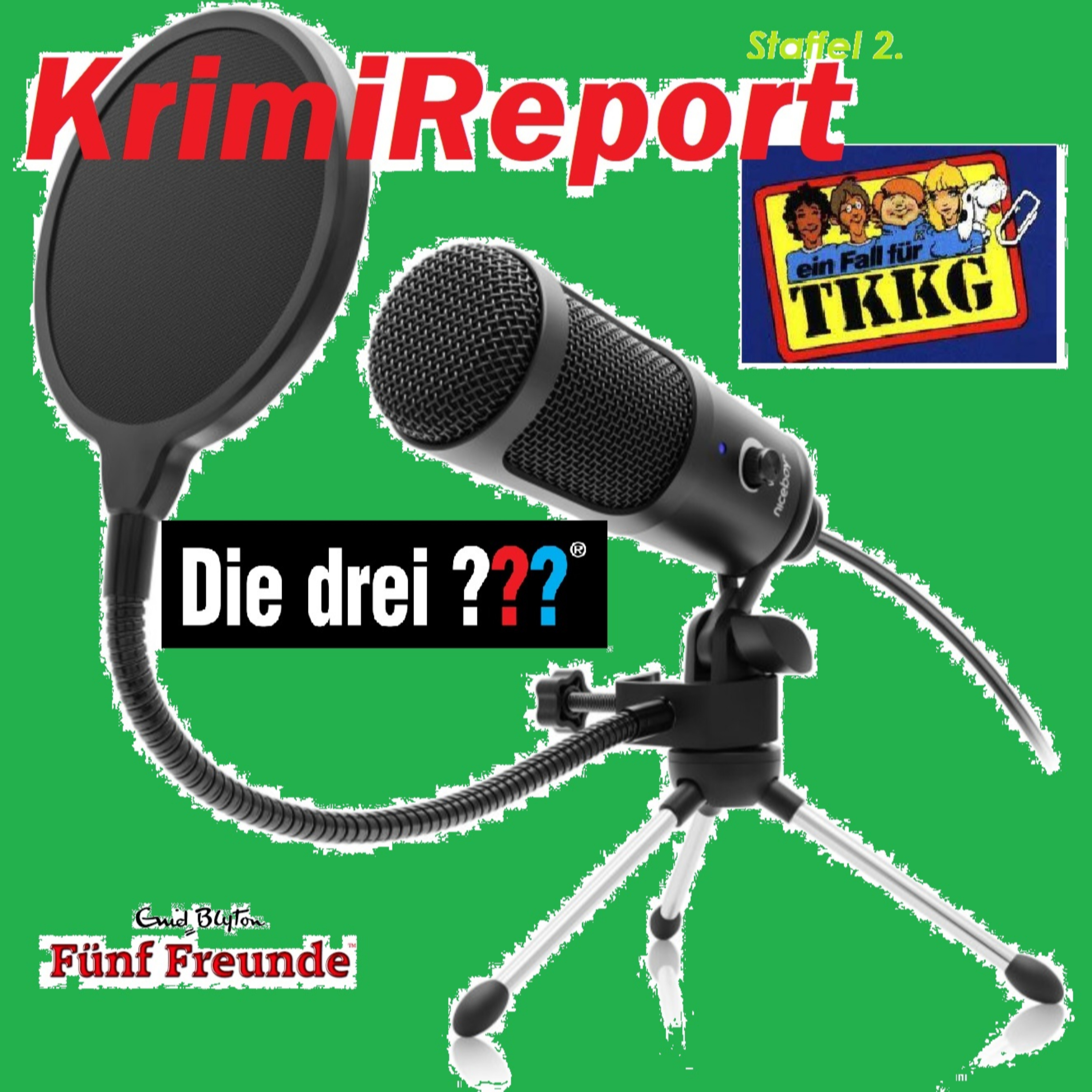 KrimiReport - der Hörspielpodcast | TKKG | Die drei ??? | Fünf Freude |