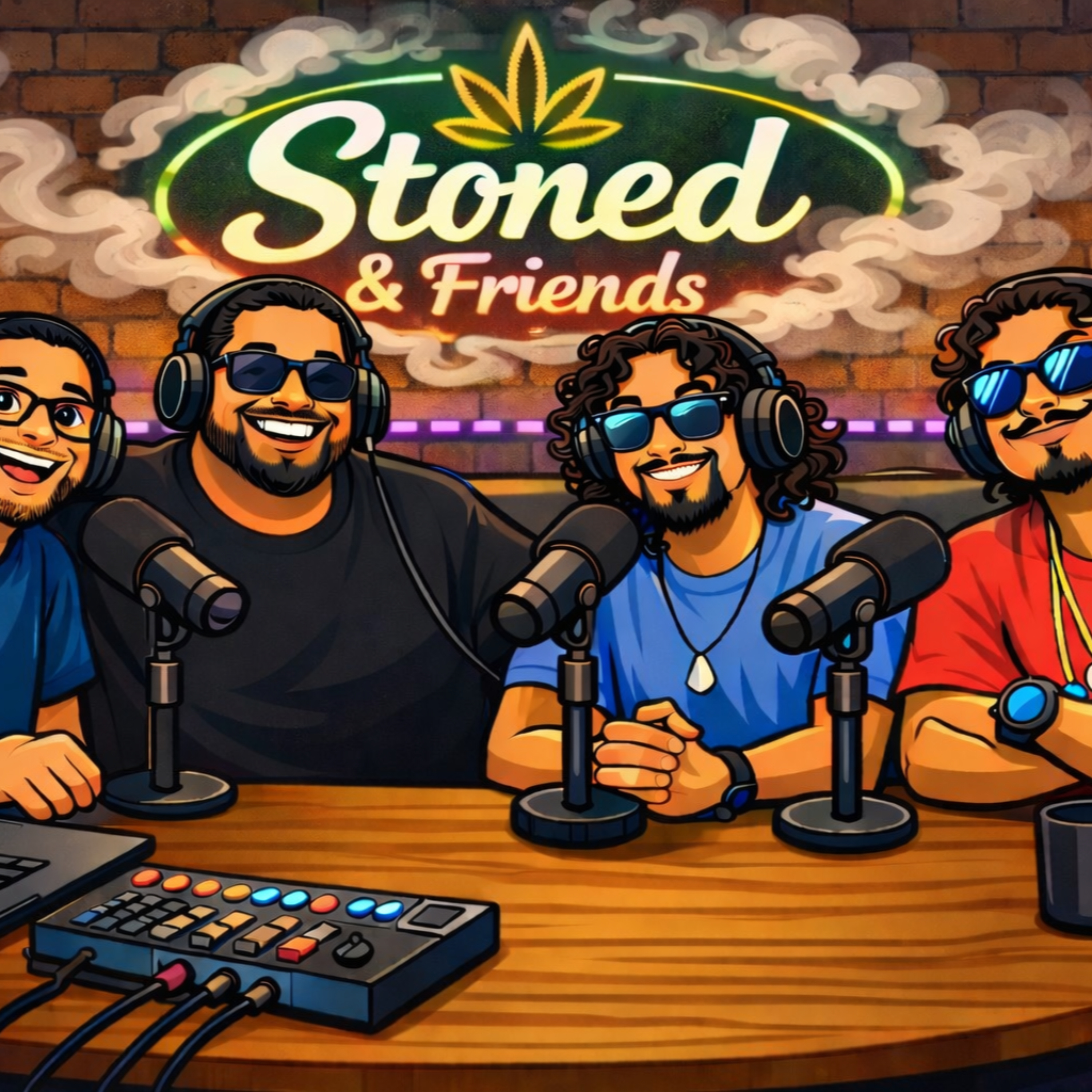 Stoned and Friends podcast artwork
