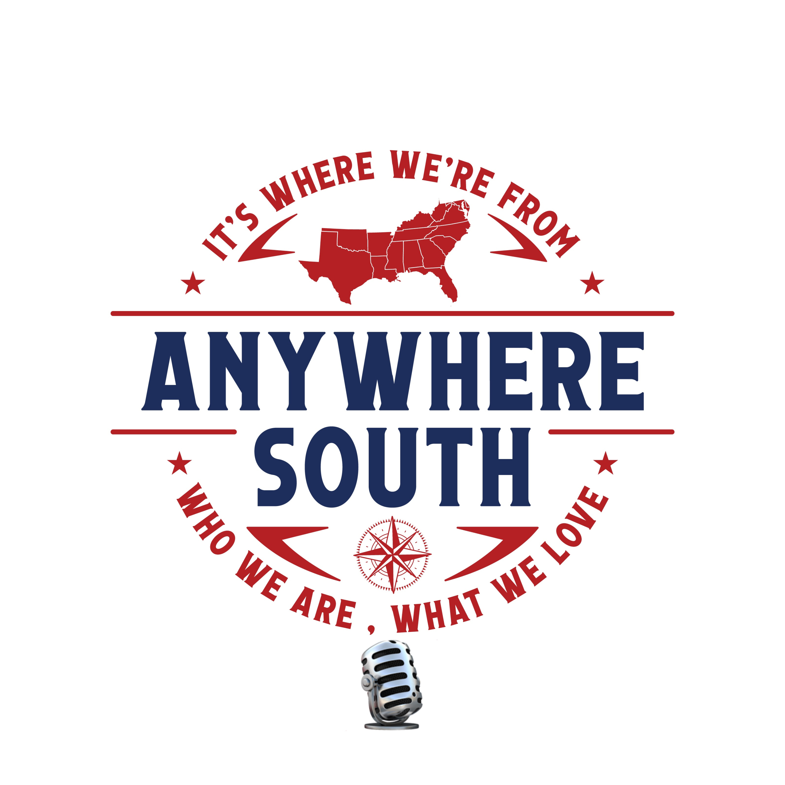 Anywhere South podcast artwork