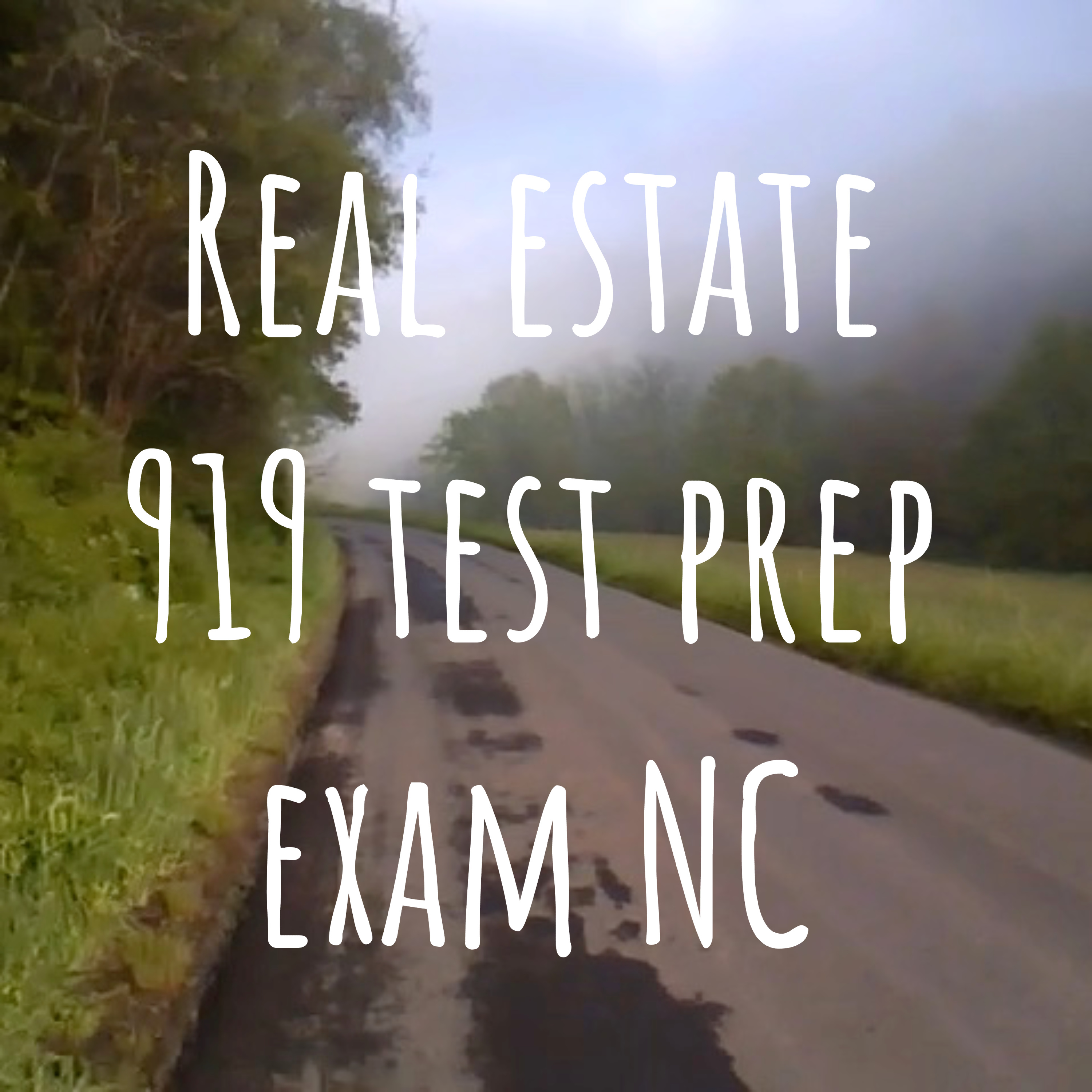 Real estate 919 test prep exam NC cover art