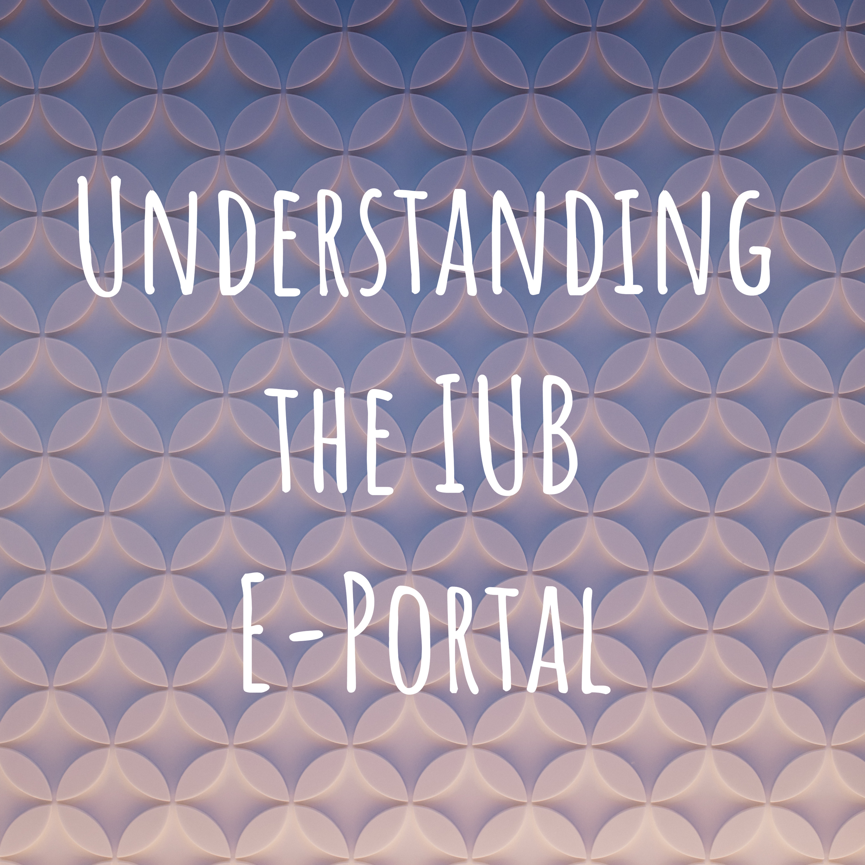 Understanding the IUB E-Portal cover art